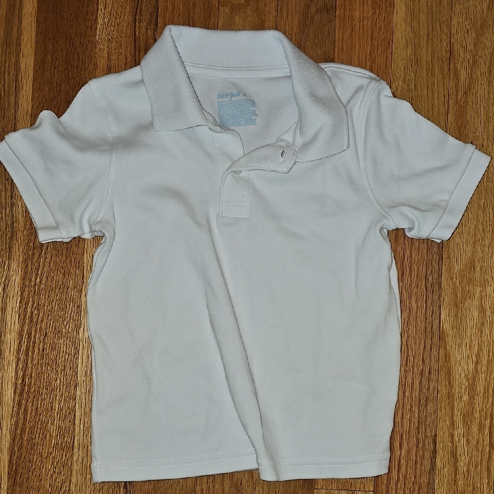 Cat & Jack White Kids Polo Shirt